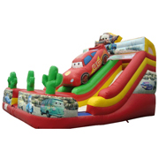 inflatable Lighting McQueen Car Slide